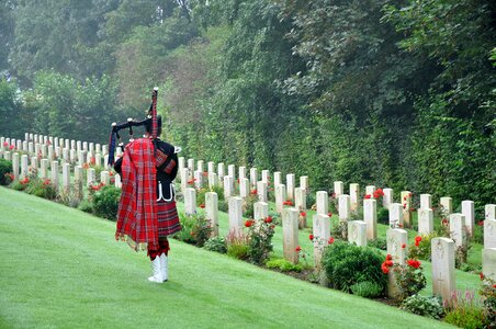 Scotland veterans burial photo