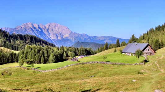 Alpine hut mountain hut mountaineering photo