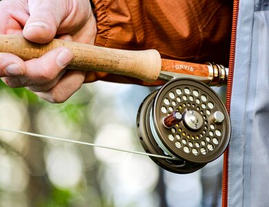 Fly fishing the fisherman fishing