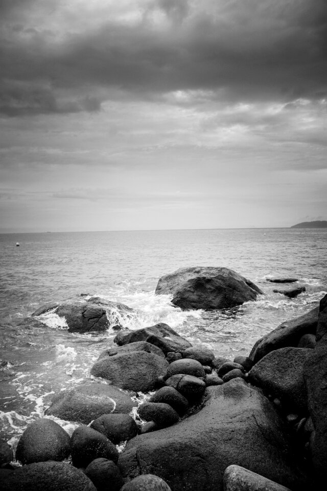 Landscape nature ocean