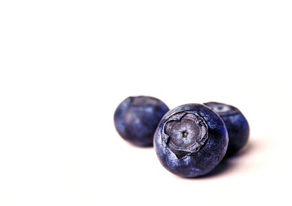 Blueberry soft fruit macro photo