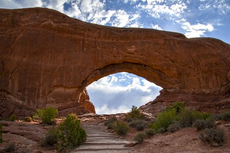 Rocks desert arches photo