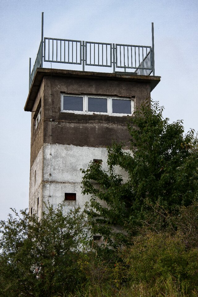 Ddr former border tower watchtower