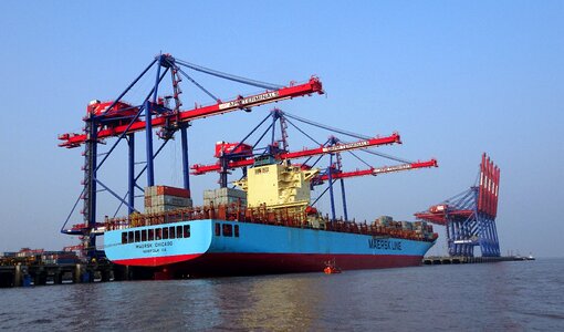 Ship cargo harbor