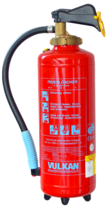 Red bottle fire fighting