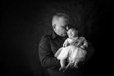 Dad daughter love photo