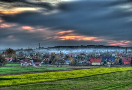 High dynamic hdr clouds photo