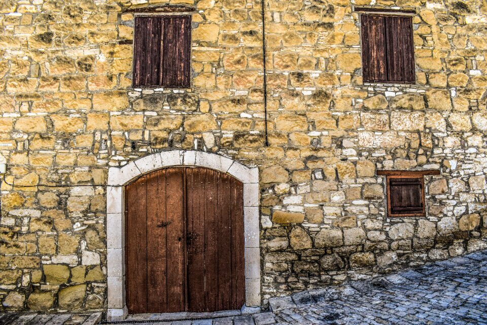 Traditional exterior stone built