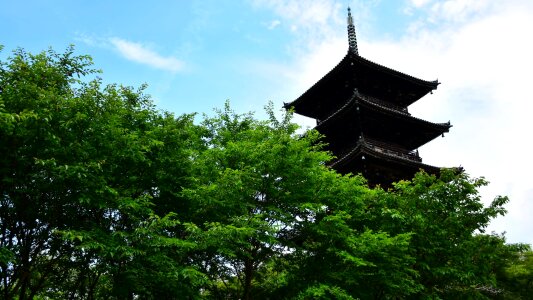 Five story pagoda history natural photo