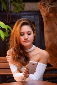 Portrait model beautiful blonde