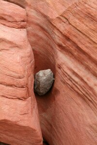 Red rocks desert photo