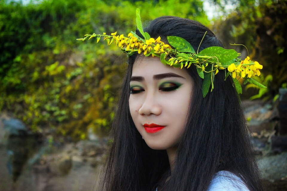 Outdoor women traditional
