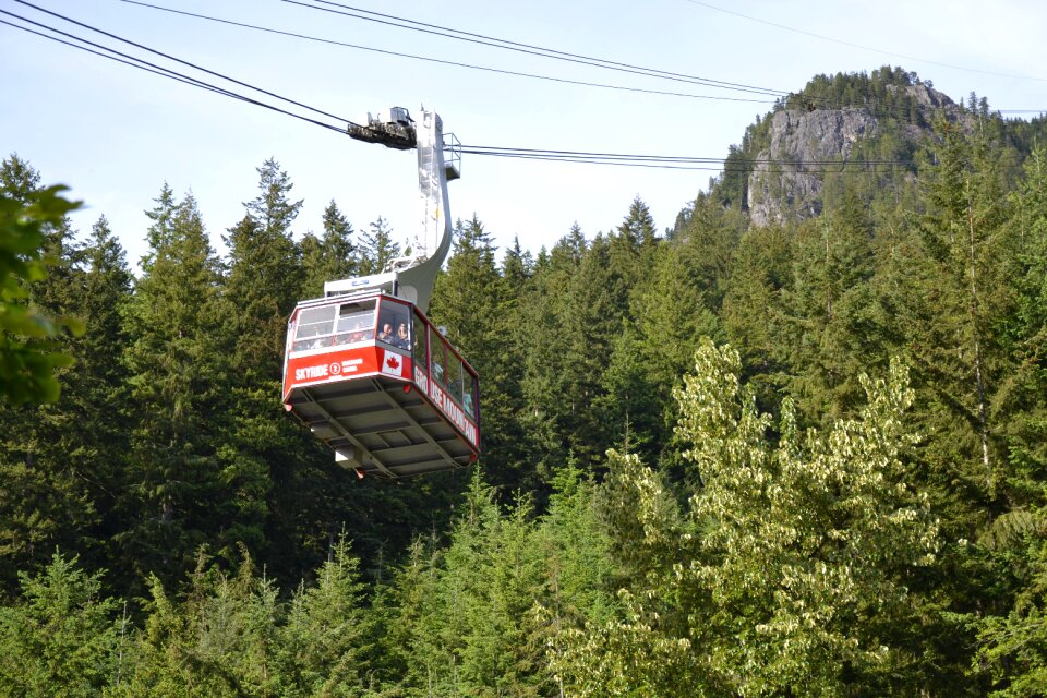 Nature cabin mountain railway