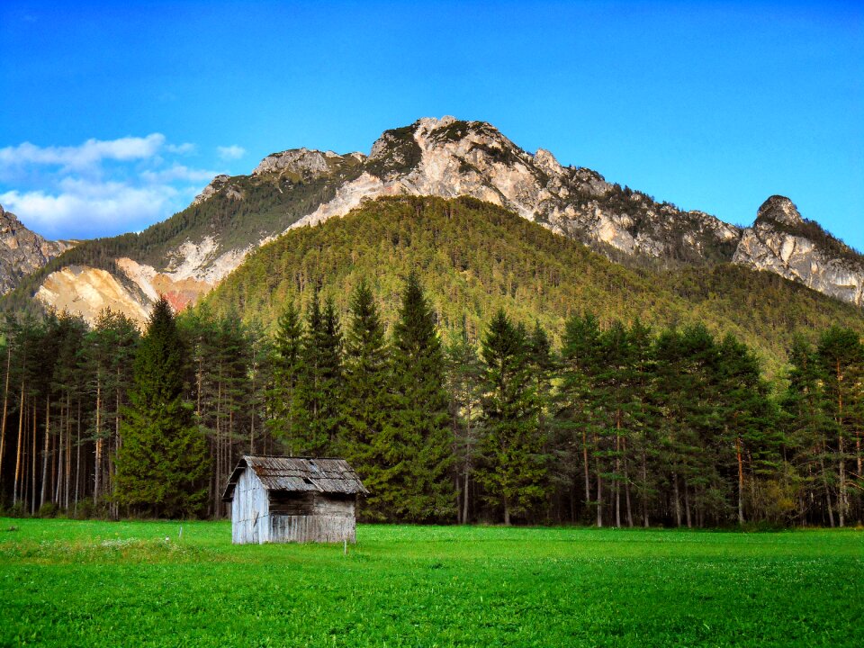 Val badia cottage sky