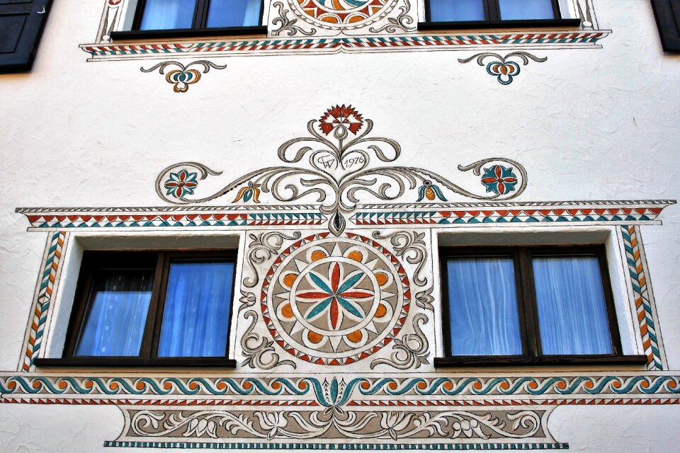 Alpine shutters colorful
