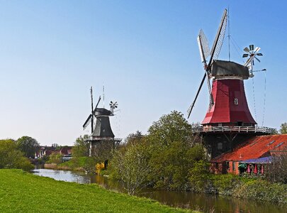 Northern germany north sea watercourse photo