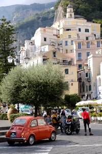 Amalfi italian coast dolce vita fiat 500
