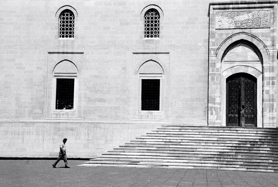 Single sad black and white