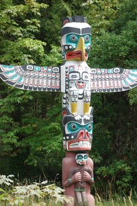 Indians log vancouver island photo