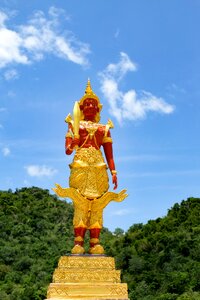 Holy thing buddhism angel thailand photo