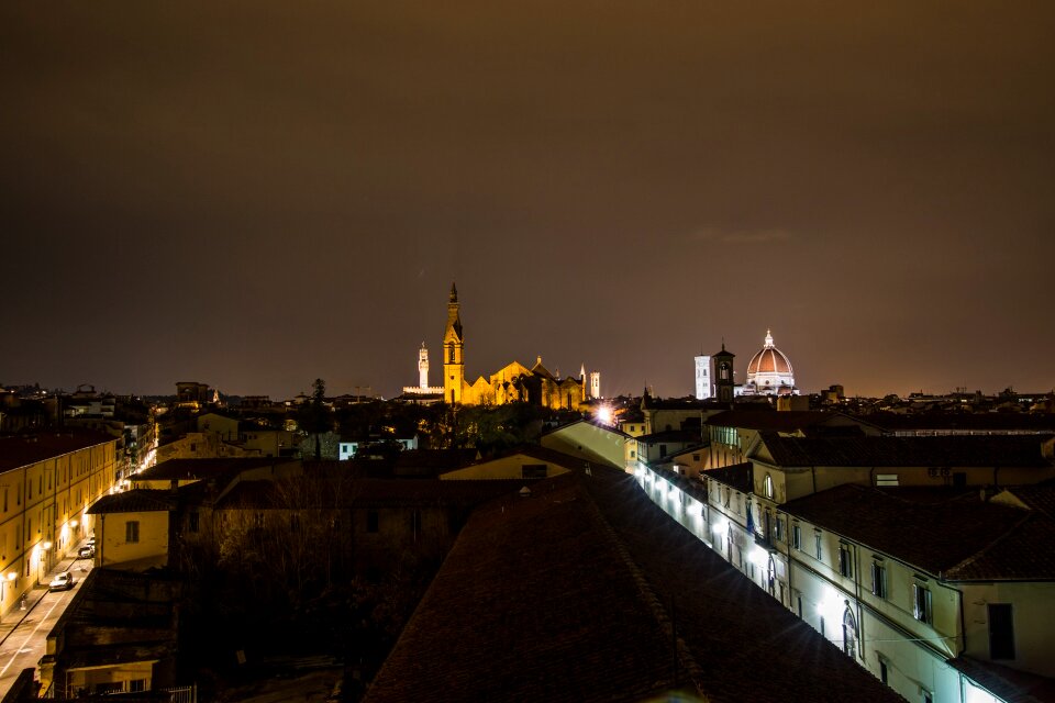 At night horizon italy