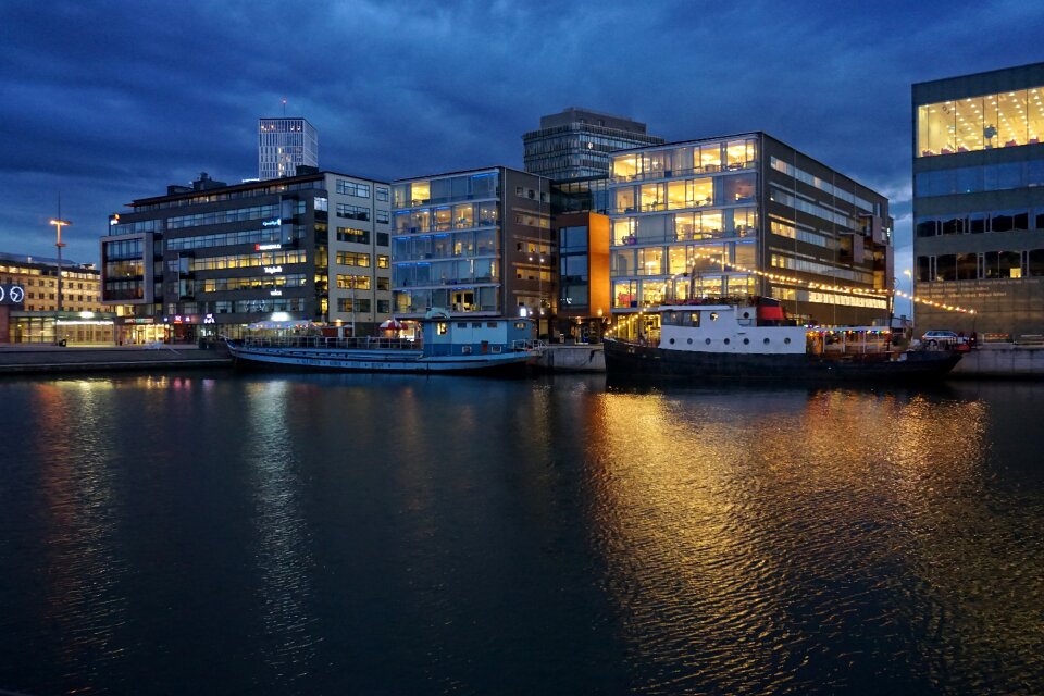 Building sweden blue
