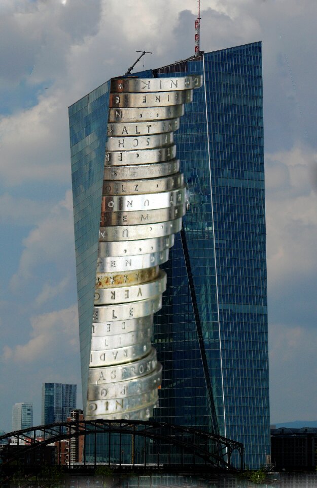 Glass facade building frankfurt