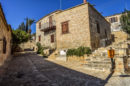 Traditional exterior stone built photo