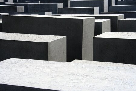 Stelae berlin memorial to the murdered jews of