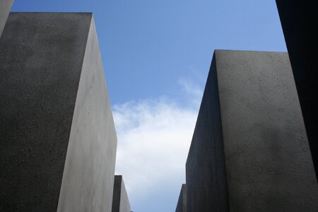 Stelae berlin memorial to the murdered jews of
