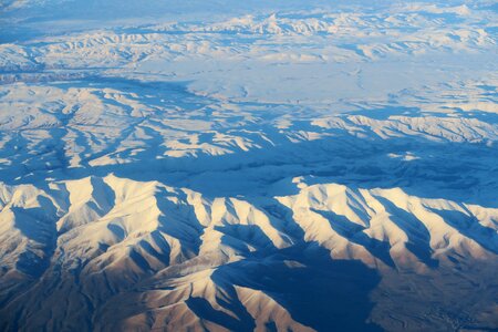 Mountain winter turkey photo