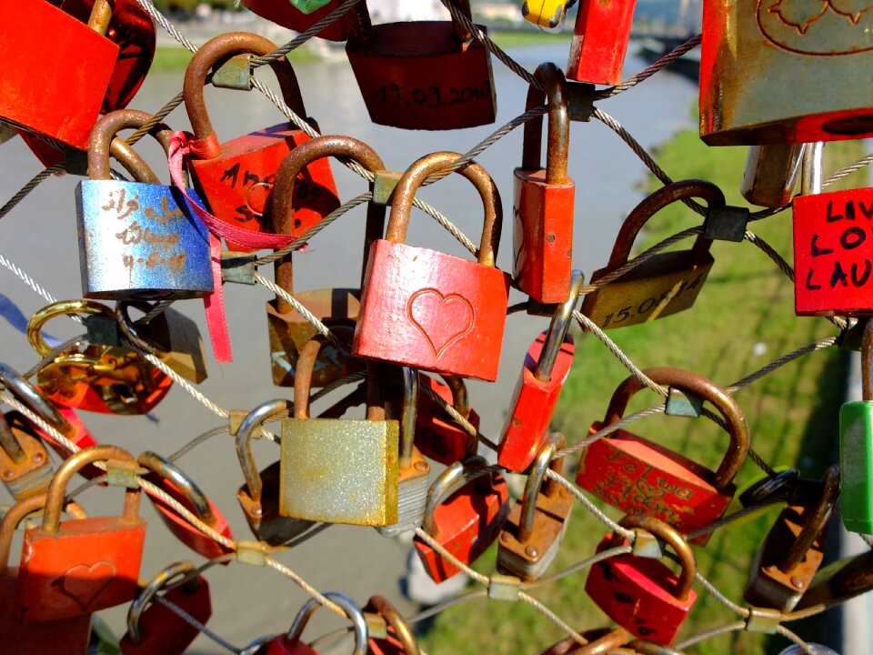 Symbol love symbol bridge