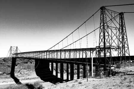 Bridge bridges metal frame photo