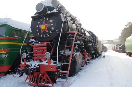 Historically locomotive snow