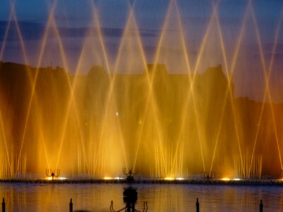 Show water jets light photo