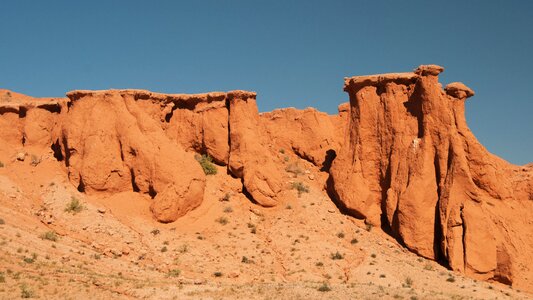 Bayanzag erosion landscape formation photo
