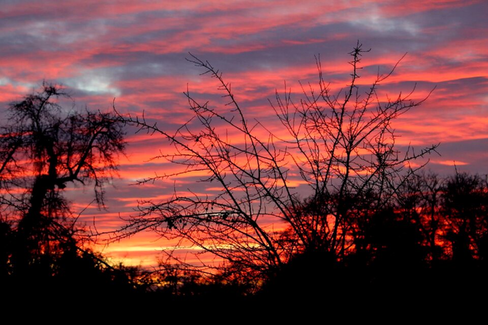 Mood evening sky romance