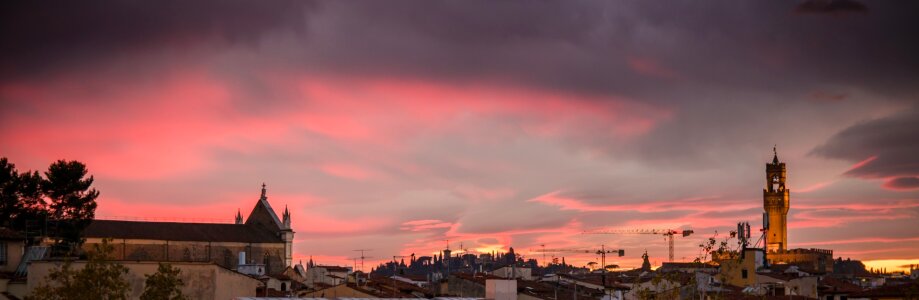 Outlook evening sunset