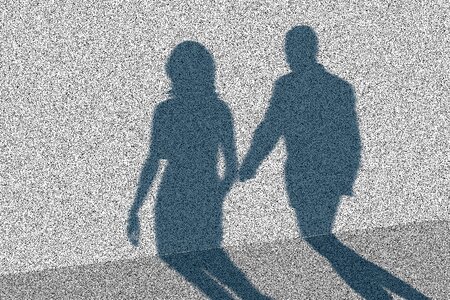 Woman silhouette background