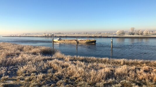 Cold wintry water photo