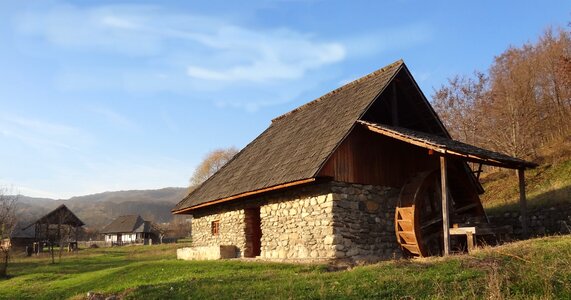 Rustic old village photo