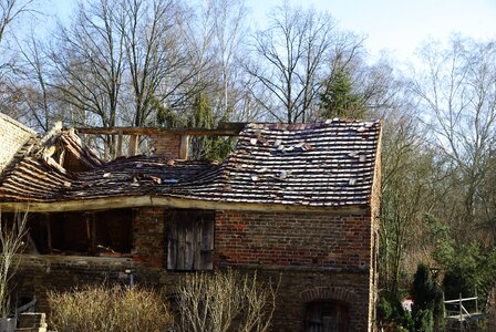 Building old building abandoned photo