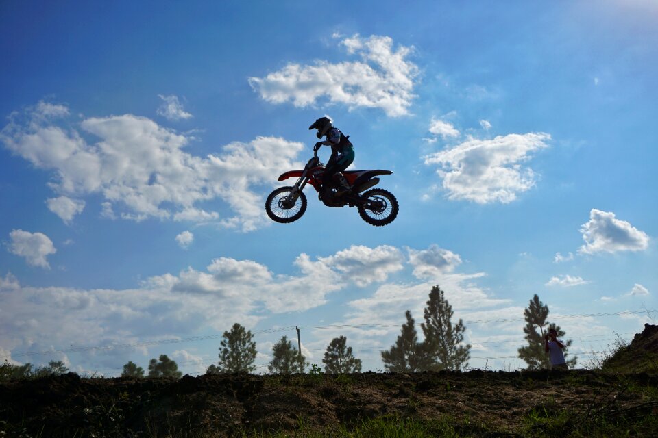 Dirt bike track ramp