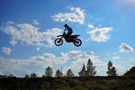 Dirt bike track ramp