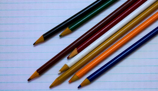 Draw paint school supplies