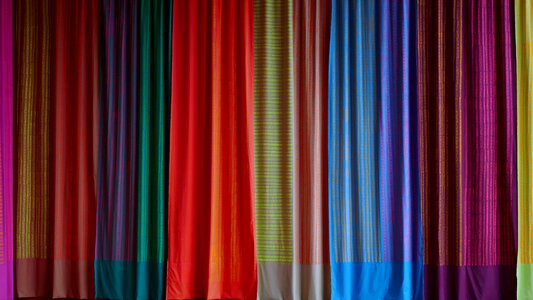 Theater colorful fabric