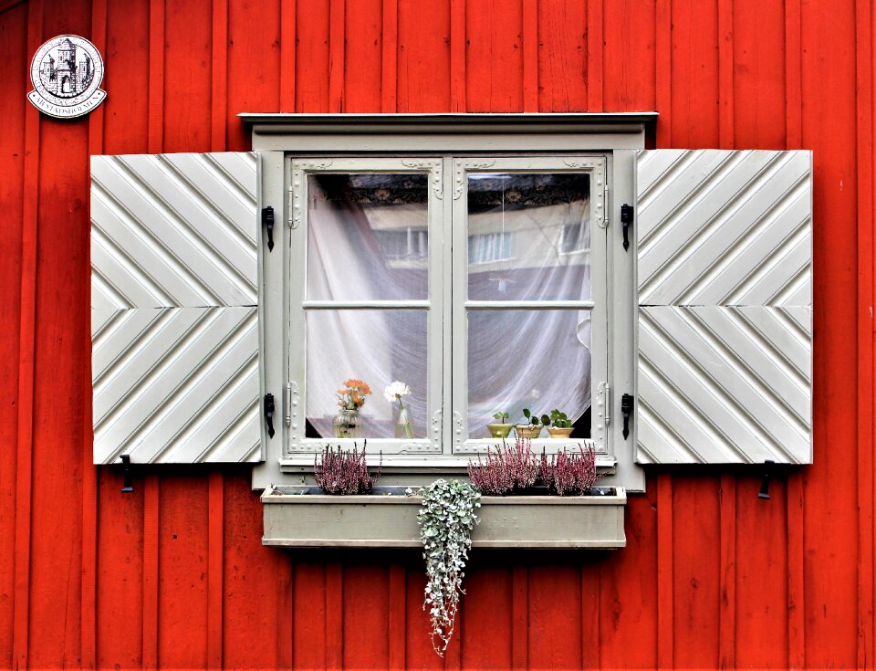Stockholm wooden fascia shutters