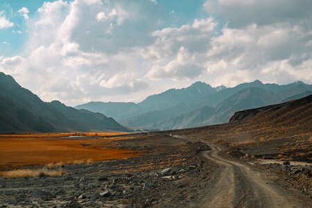 Mountain road trip holiday photo