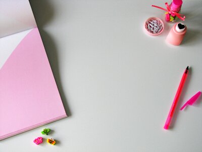 Home office blogging feminine
