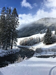 River winter alpine photo